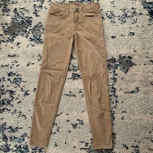 American Eagle khaki jeggings